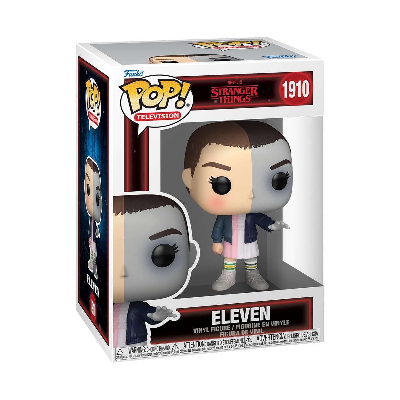 Funko Pop! TV: Stranger Things - Eleven - (Split) - Figura in Vinile RebD