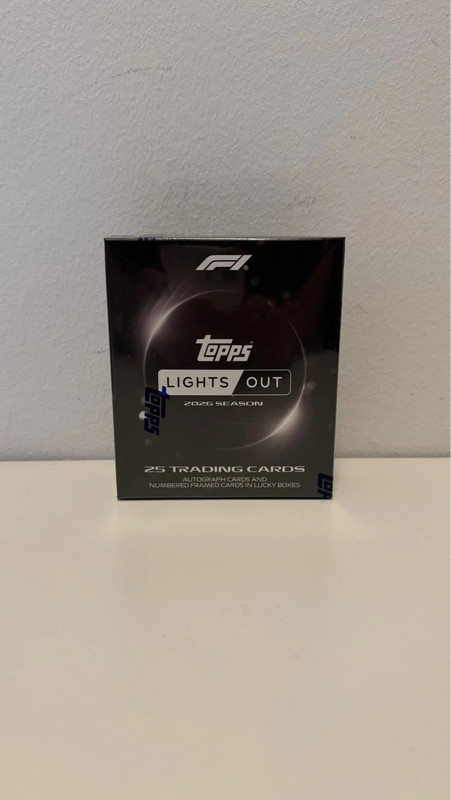 Topps Chrome F1 Lights Out 2026 Hobby Box Neu Sealed