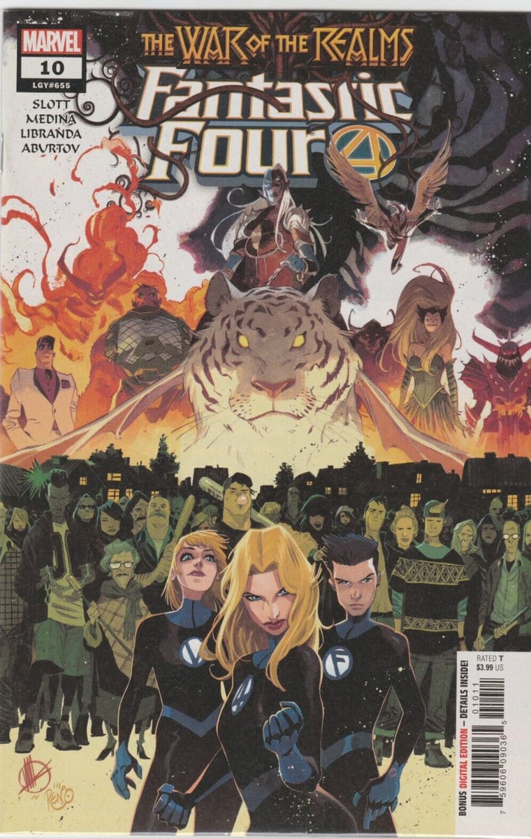 FANTASTIC FOUR #10 (2018) SLOT / MEDINA ~ VARIANTE MATTEO SCALERA ~ NON LETTO NM