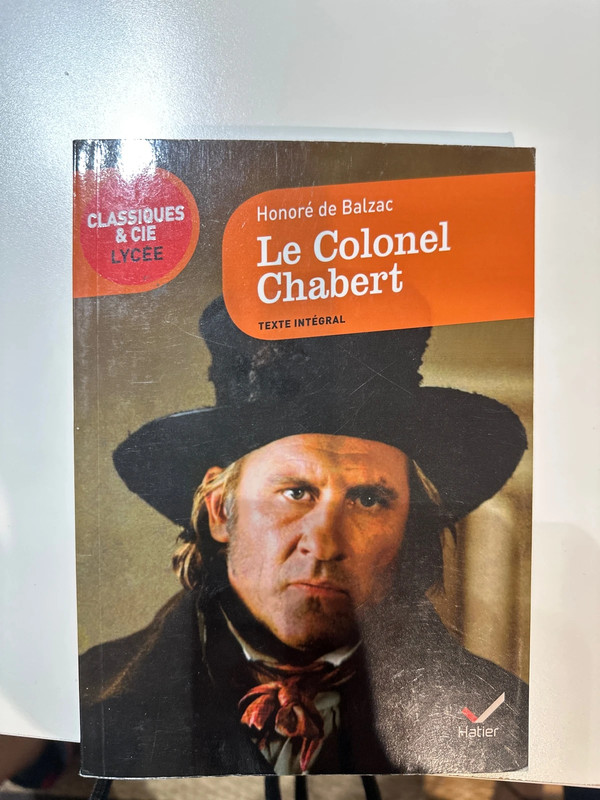 Livre Le colonel Chabert