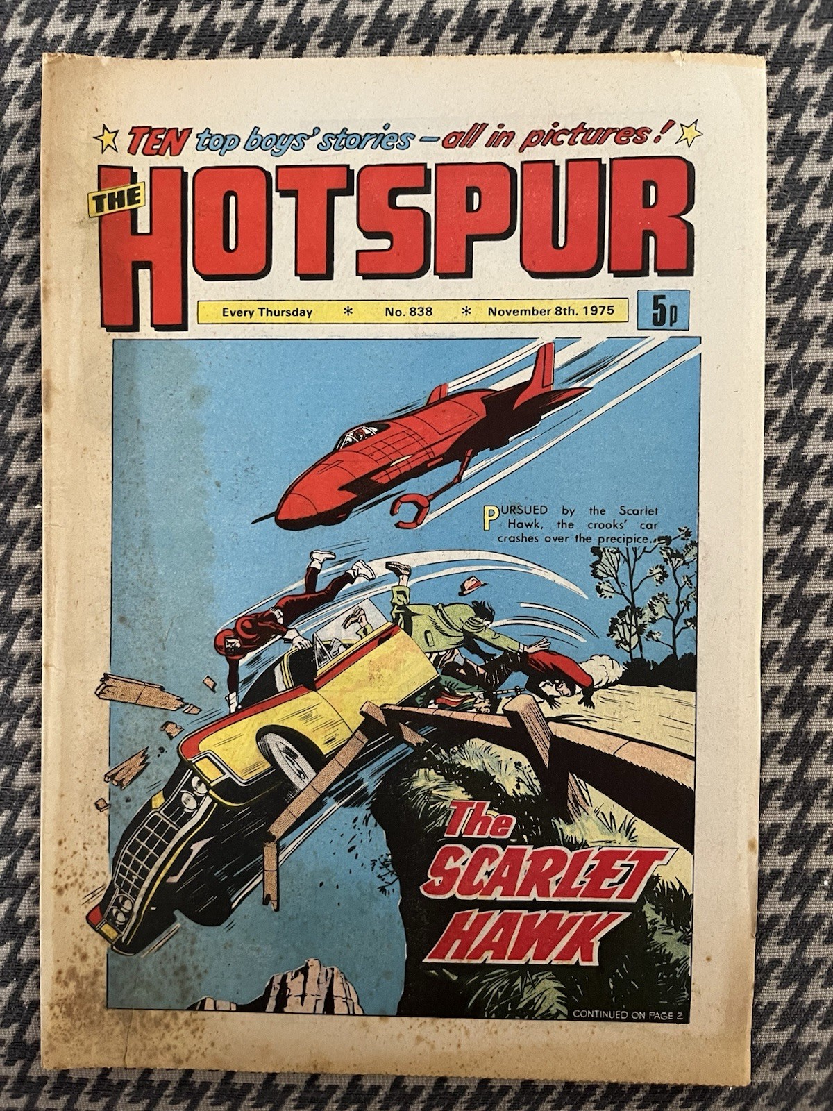 The Hotspur Comic No# 838 November 8th 1975 FN