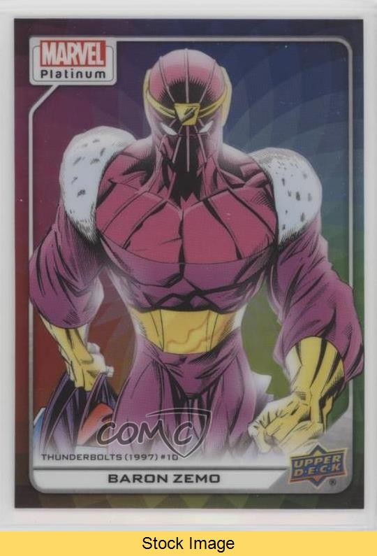Ruota 2023 Marvel Platinum Alta Serie Colore Arcobaleno Barone Zemo #154 LEGGI 0l2