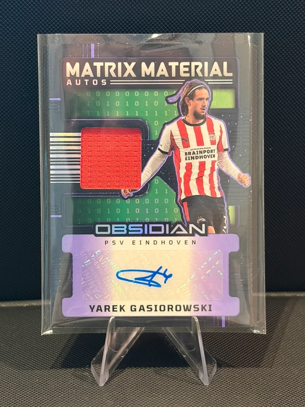 2025-2026 Panini Obsidian Matrix Material Autos Yarek Gasiorowski /7 PSV Eindhoven