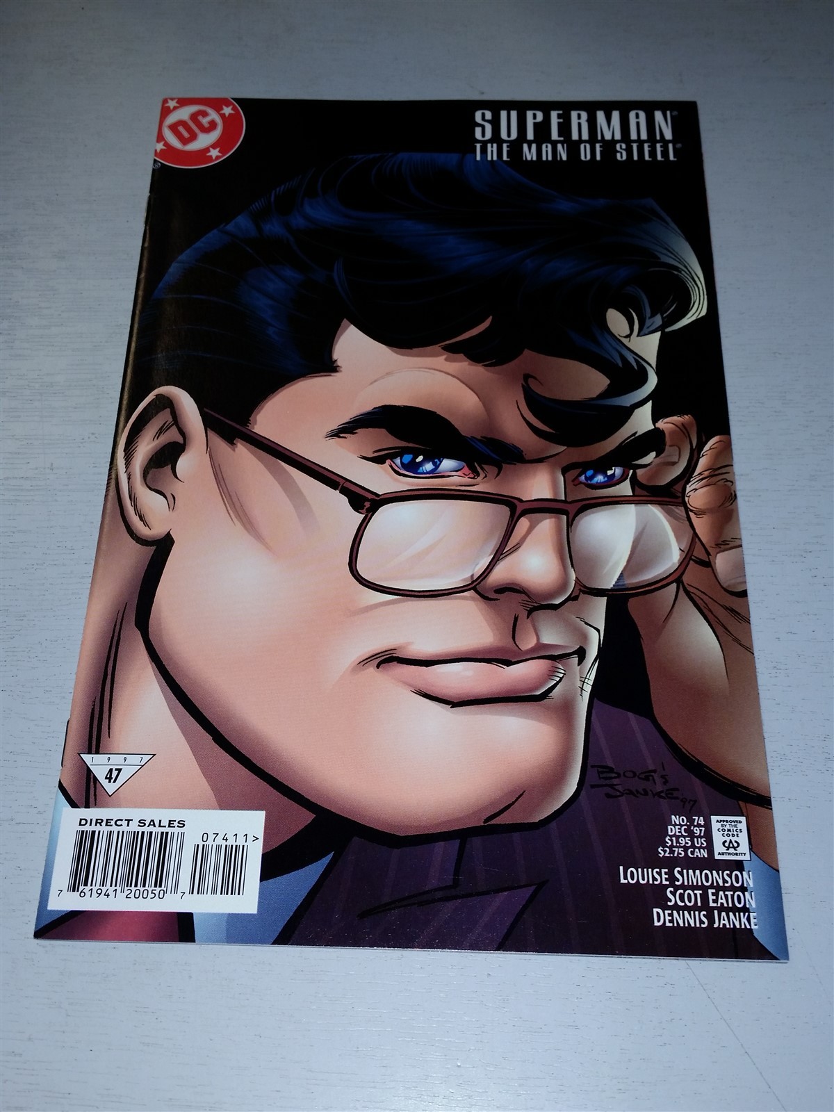 SUPERMAN MAN OF STEEL #74 VF (8.0 OR BETTER) DECEMBER 1997 DC COMICS