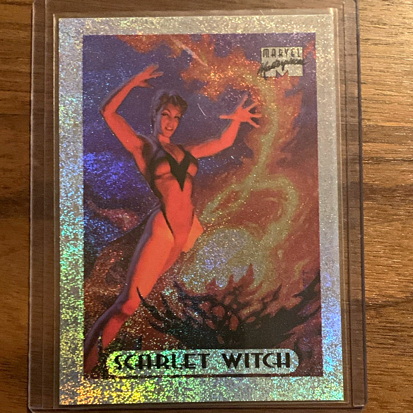 Fleer 1994 Marvel Masterpieces Scarlet Witch Holofoil Limited 7/70