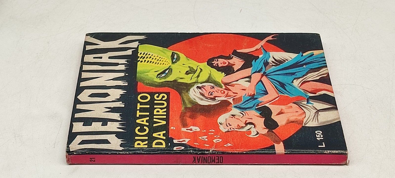 Demoniak 21 Ricatto da virus Cofedit 1966  Ottimo ma Busta e Sigla  [y12]