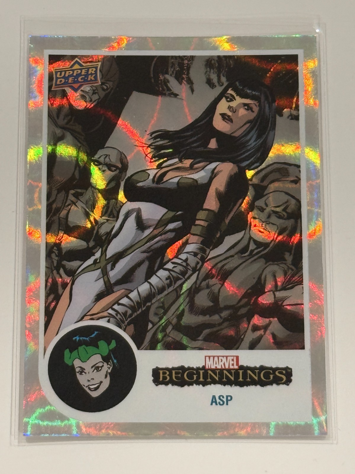 2022 Marvel Beginning ARCOBALENO BIANCO OLTRE #115 ASP Obiettivo💥