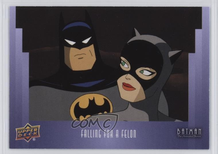 2026 Upper Deck Batman La Serie Animata Viola /299 Cadendo per un Felon 1d1f