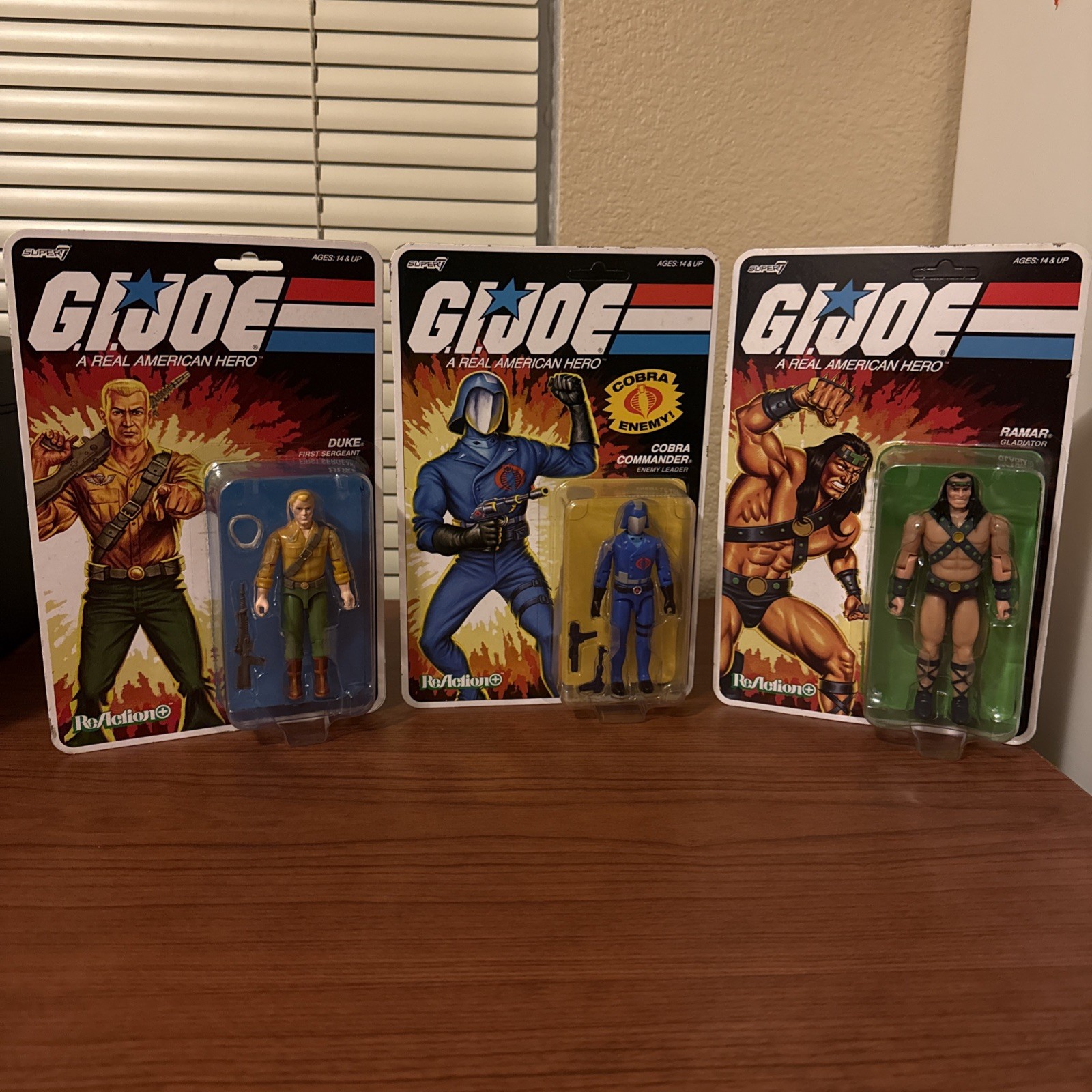 G.I. Lotto o-ring set Joe Super7 Reaction+ Wave 1 Cobra Commander & Duke Ramar