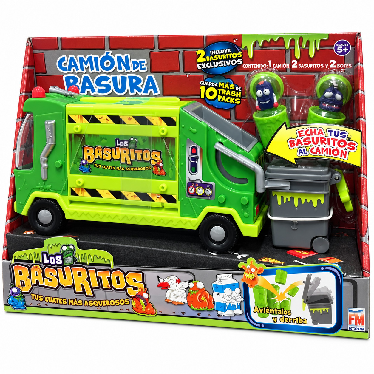Camion della spazzatura The Grossery Gang Los Basuritos di Fotorama VERSIONE MADE IN MEXICO