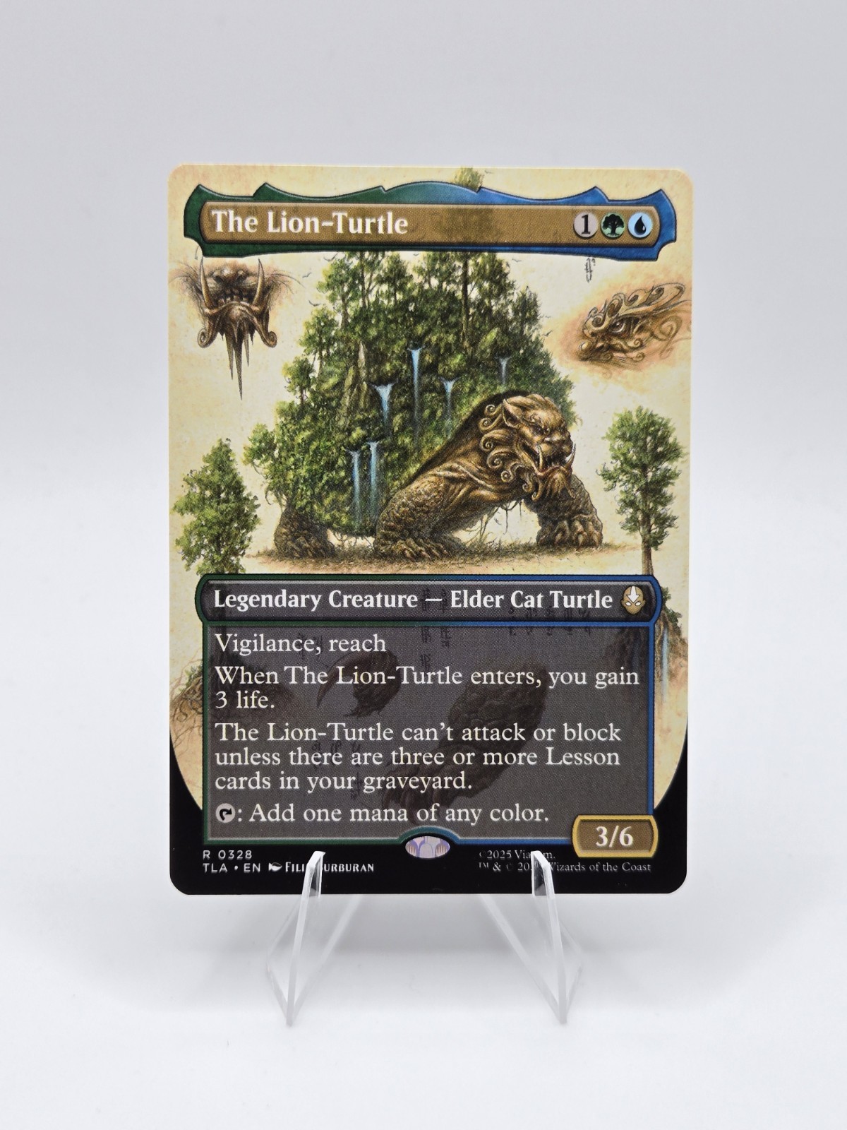 The Lion-Turtle (Borderless) Avatar: The Last Airbender Regular Near Mint