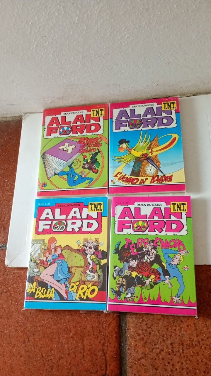 ALAN FORD TNT GOLD N.250 FASCIA RARA MAX BUNKER COME NUOVO