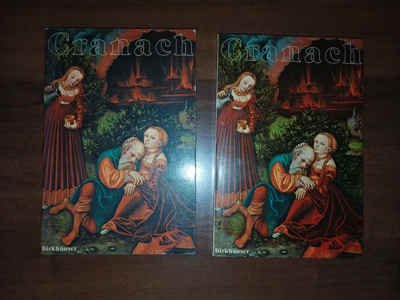 Libro in due volumi "Lukas Cranach" Koepplin, Falck