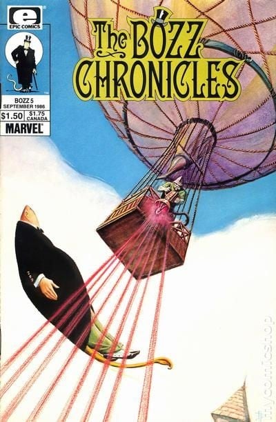 Bozz Chronicles #5 VF 1986 immagine stock