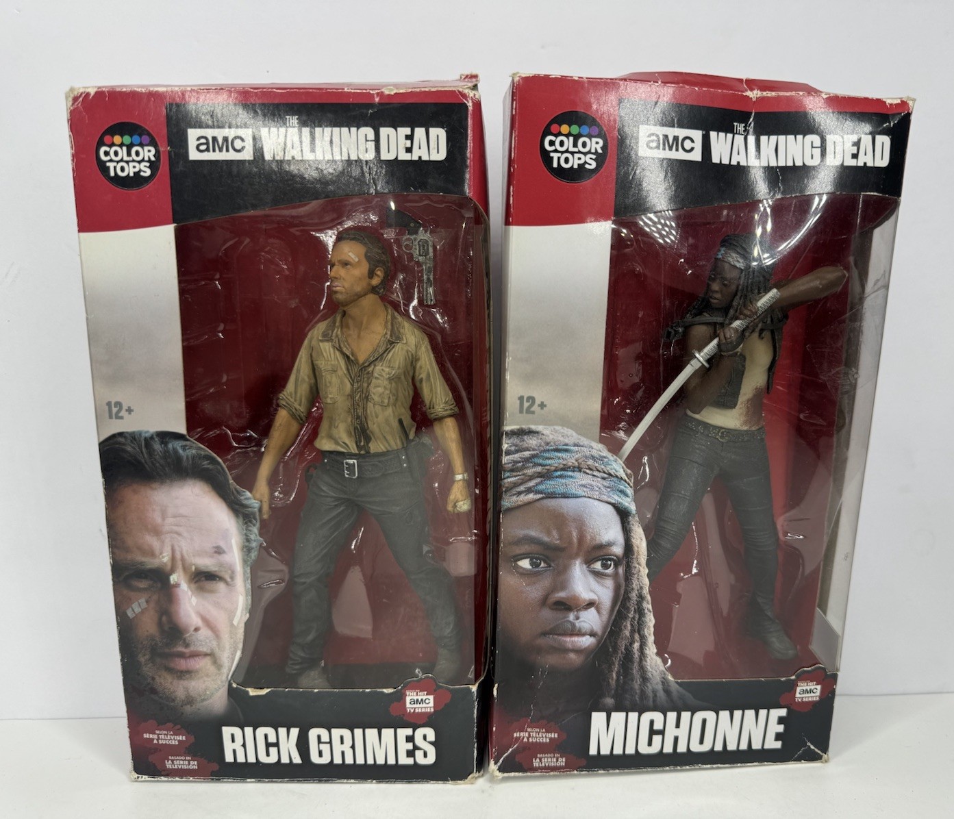 McFarlane Toys Color Tops AMC The Walking Dead MIchonne #2 & Rick Grimes #1