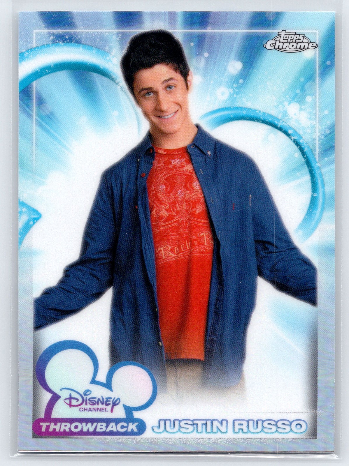 2026 Topps Disney Chrome Disney Channel Throwback Justin Russo DC-5