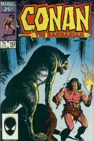 Conan il Barbaro #192 VF 8.0 1987 Immagine Stock