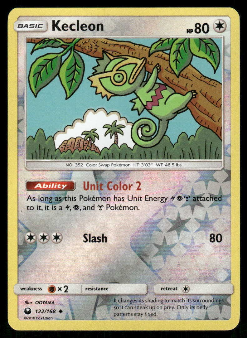 POKEMON KECLEON CELESTIAL STORM 122/168 REVERSE HOLO UC LP