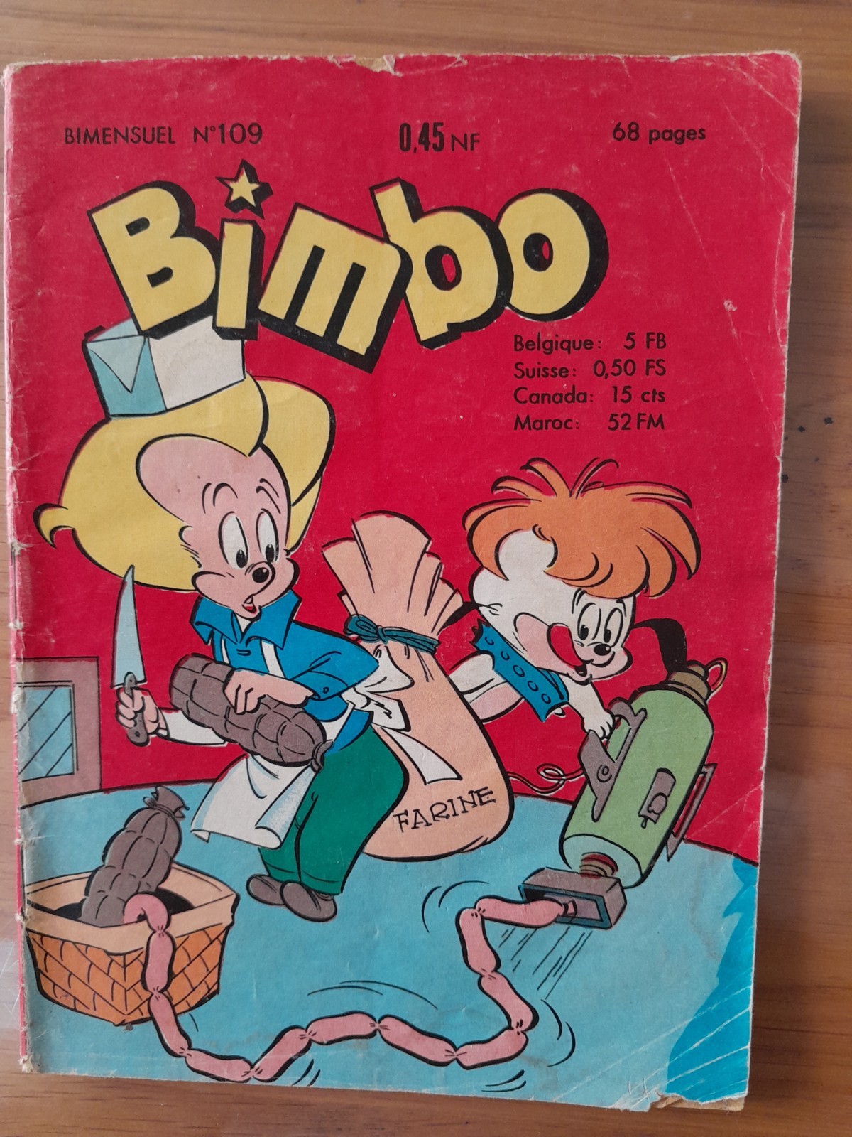 BIMBO     N°109    SACI    1962    BE