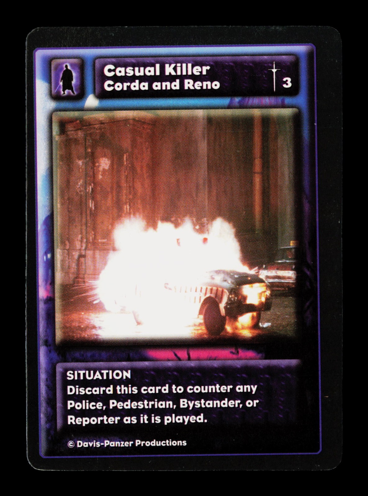 Casual Killer Cordo And Reno Davis-Panzer Productions Highlander Swordmaster TCG