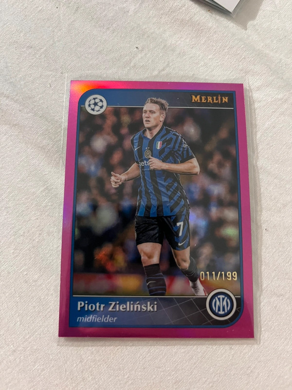 Carte foot topps chrome merlin zielinski 011/199