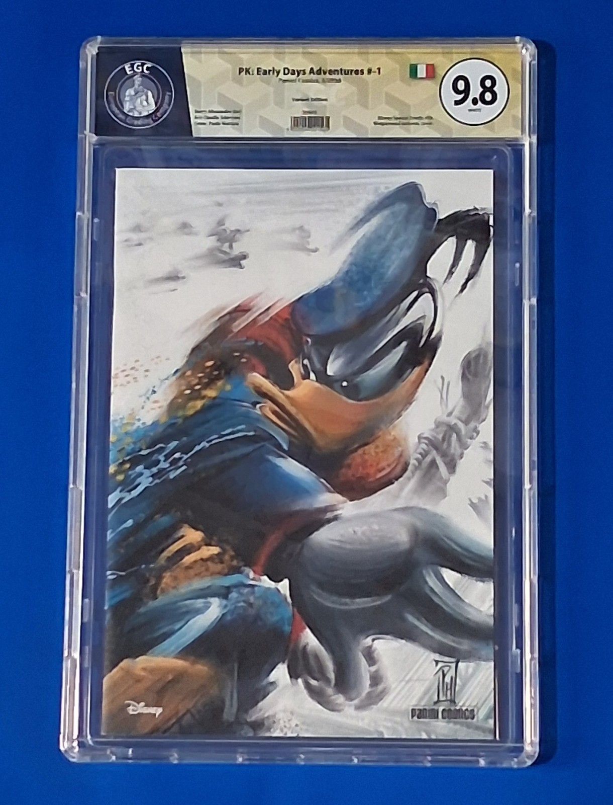 PK Meno uno all'alba 1 Egc 9.8 autografato Paolo Mottura not Cgc Leggere Descr.