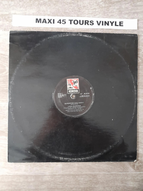 Lydia Murdock : Superstar (Long version) 1983 Uk 12" Maxi 45 Tours Vinyle