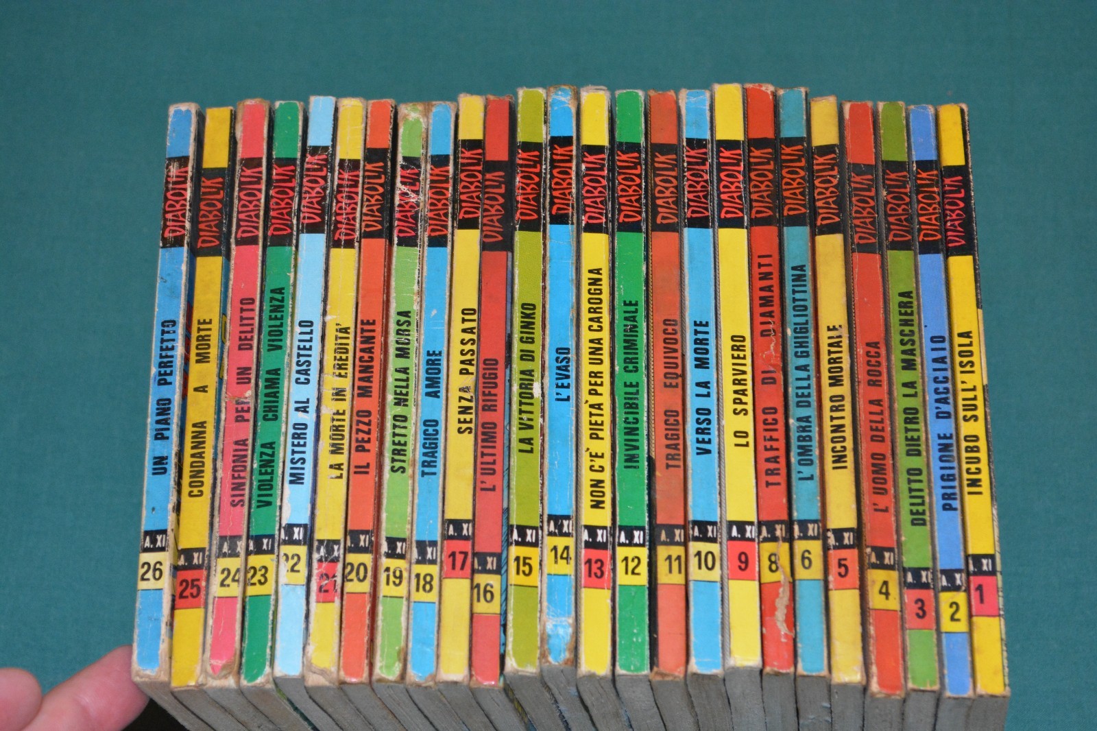 DIABOLIK Anno XI 11° UNDICESIMO 1972 completo -1 Astorina Sodip 1a edizione