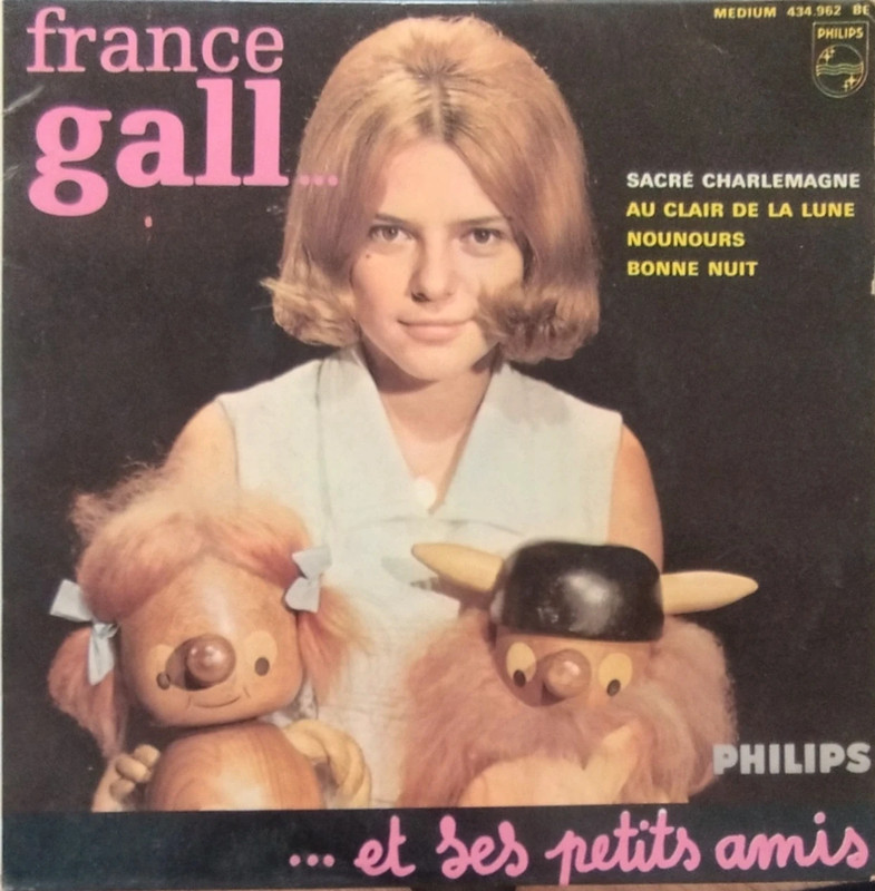 Vinyle 45 tours de France Gall. Sacré Charlemagne