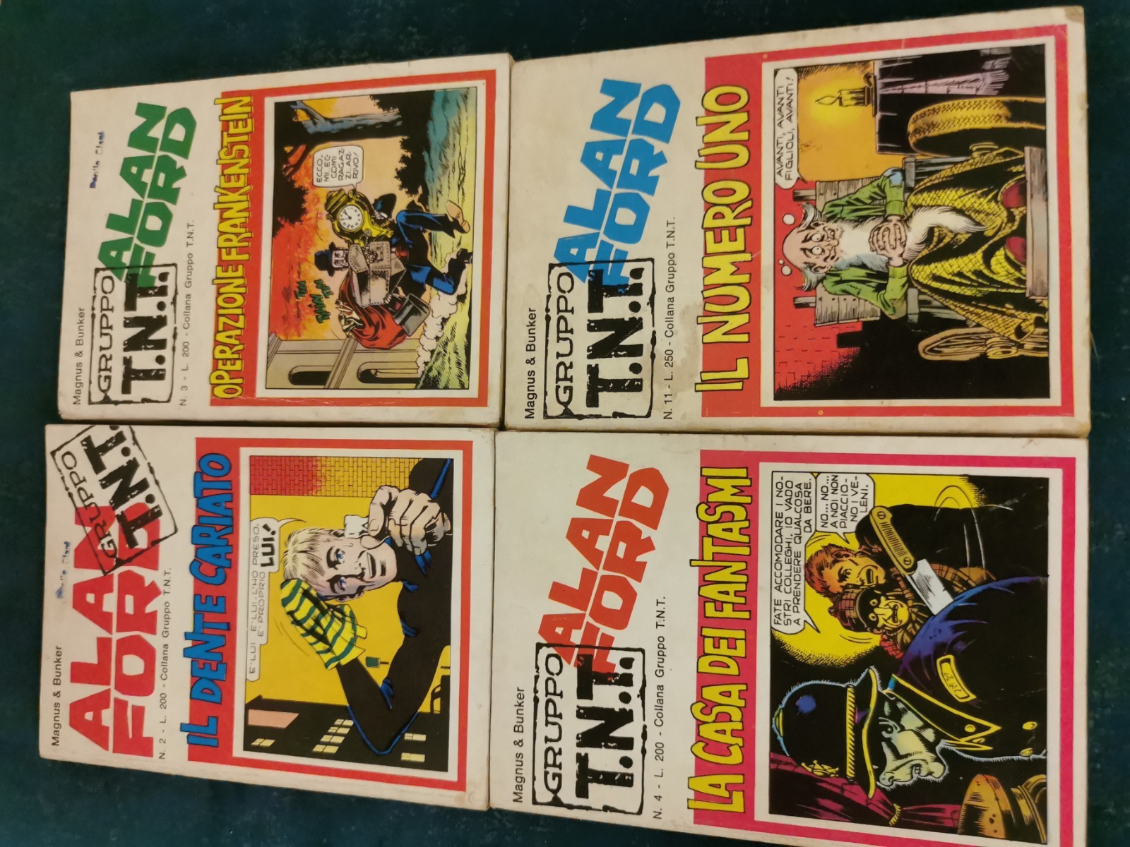 Lotto 28 Fumetti ALAN FORD Editoriale Corno Originali Numeri Bassi Magnus Bunker