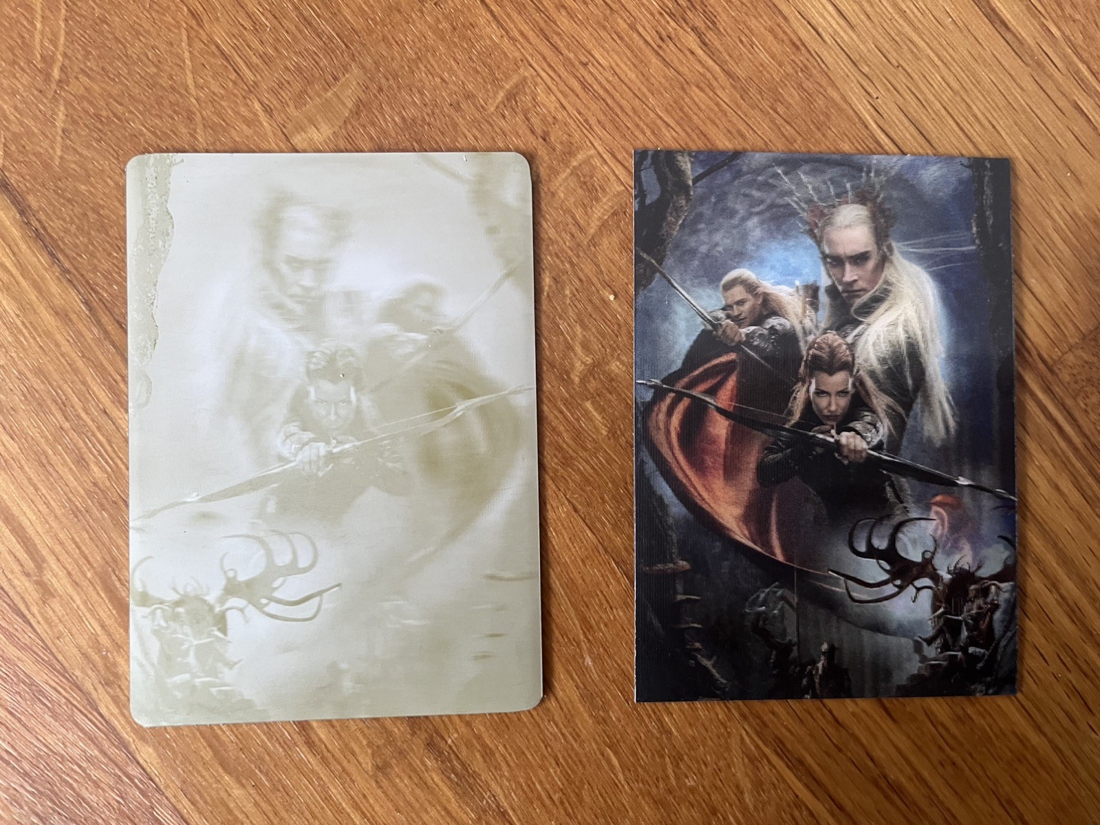 Cryptozoic Hobbit DOS  1/1 Yellow  Printing Plate KA-05  + LENTICULAR INS Card