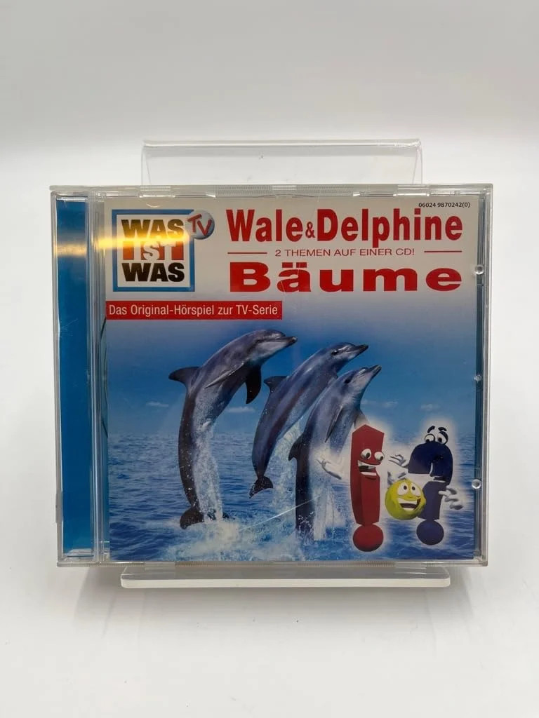 WAS IST WAS Audiolibro Bambini Balene Delfini Alberi CD