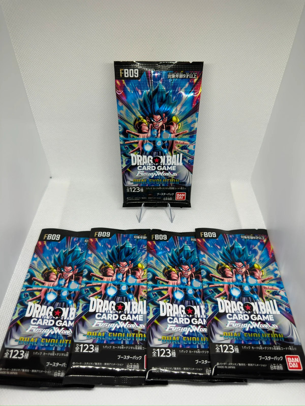 5x FB09 Booster Pack Sealed Dragon Ball Fusion World