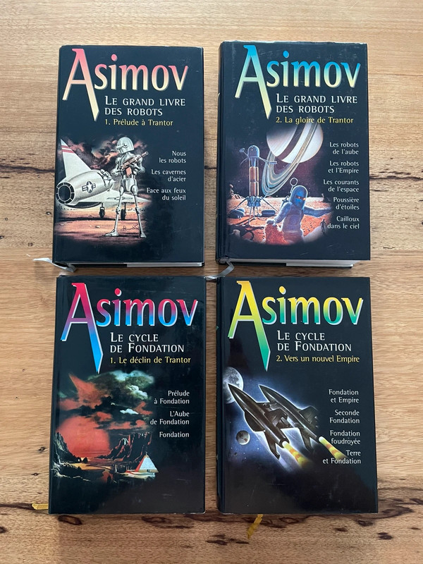 Isaac Asimov intégrale collection Fondation Les robots