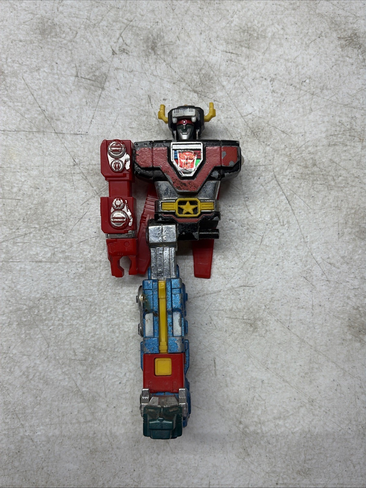 Voltron 1981 pressofuso ottime condizioni manca gamba/braccio