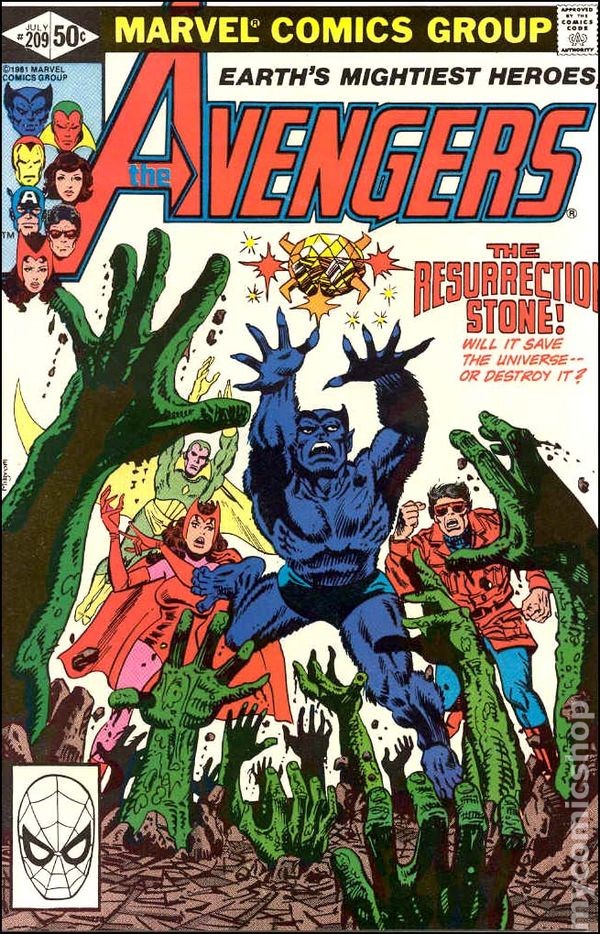 Avengers #209 FN 1981 Immagine Stock