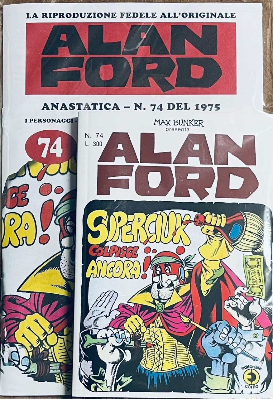 ALAN FORD ANASTATICA N°74 GAZZETTA DELLO SPORT BLISTERATO NUOVO