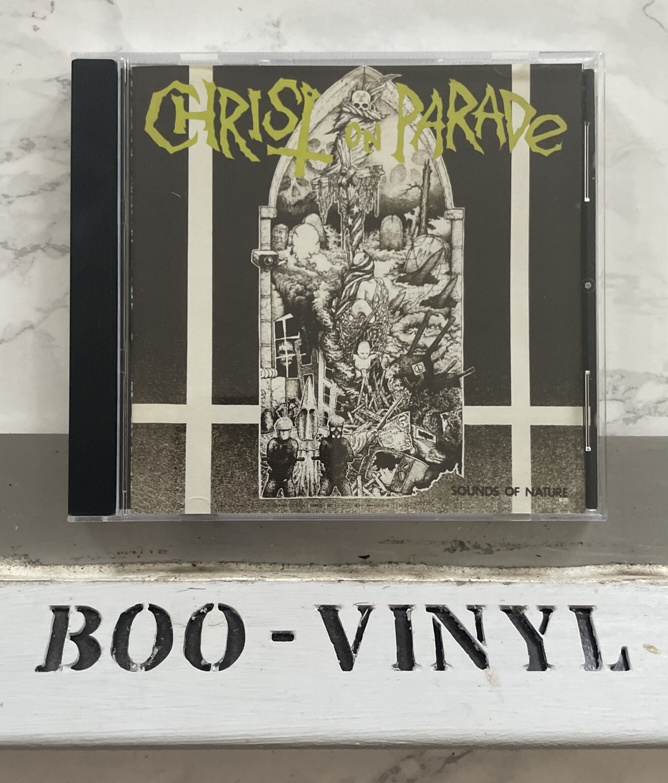 Christ On Parade - Sounds Of Nature punk / thrash cd album EX / EX