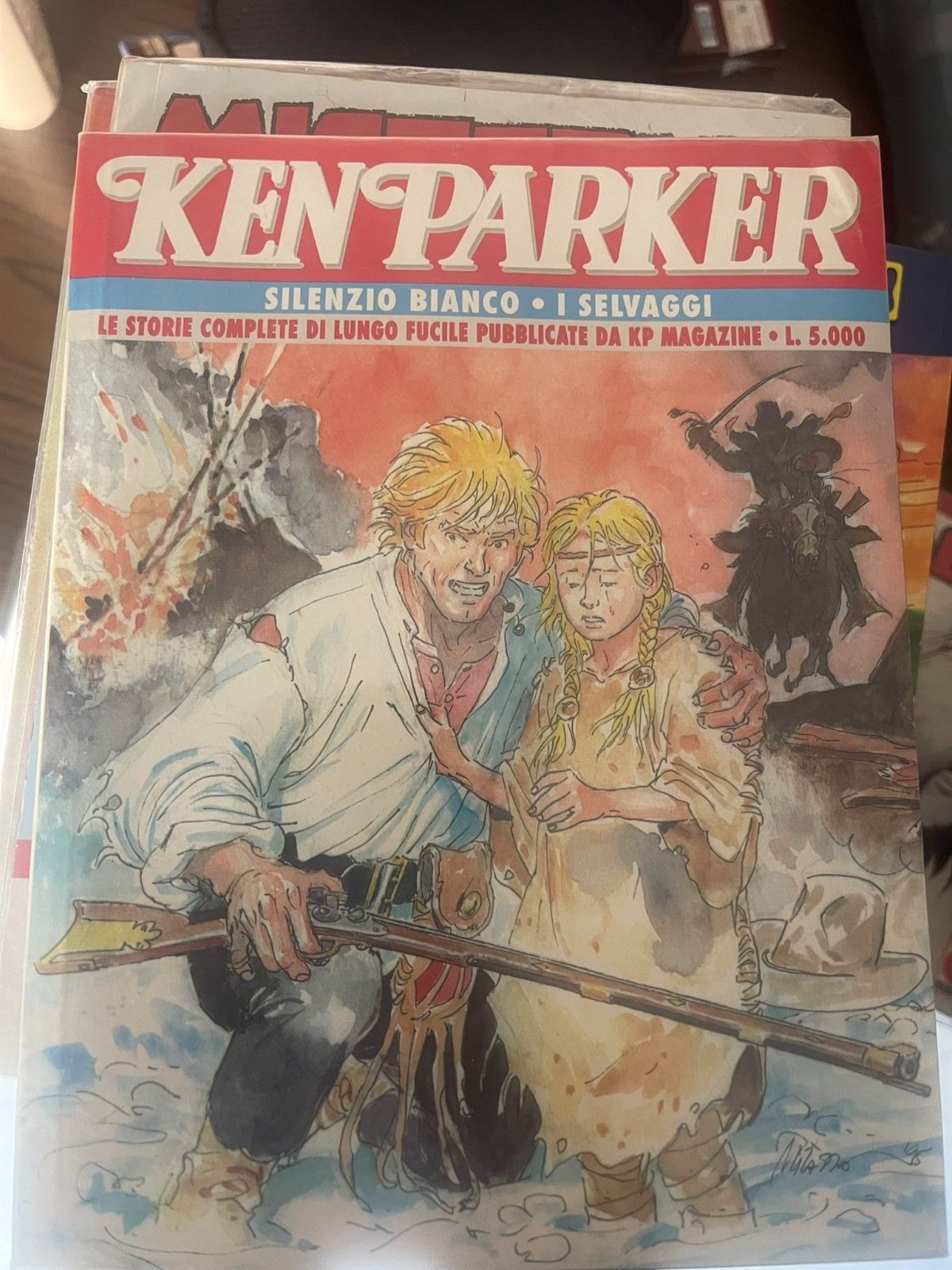 Ken Parker Magazine - Silenzio Bianco / I Selvaggi - L. 5.000 - Ivo Milazzo