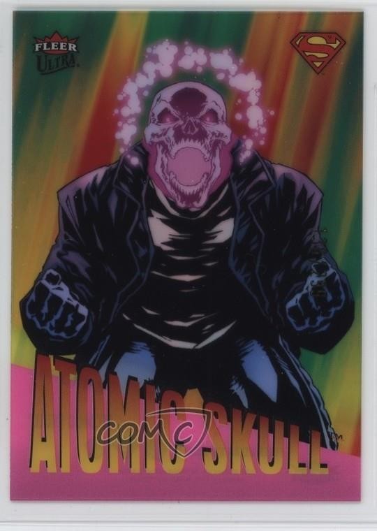 2026 Fleer Ultra Superman '95 Retro Pink /299 Atomic Skull #R-1 1e88