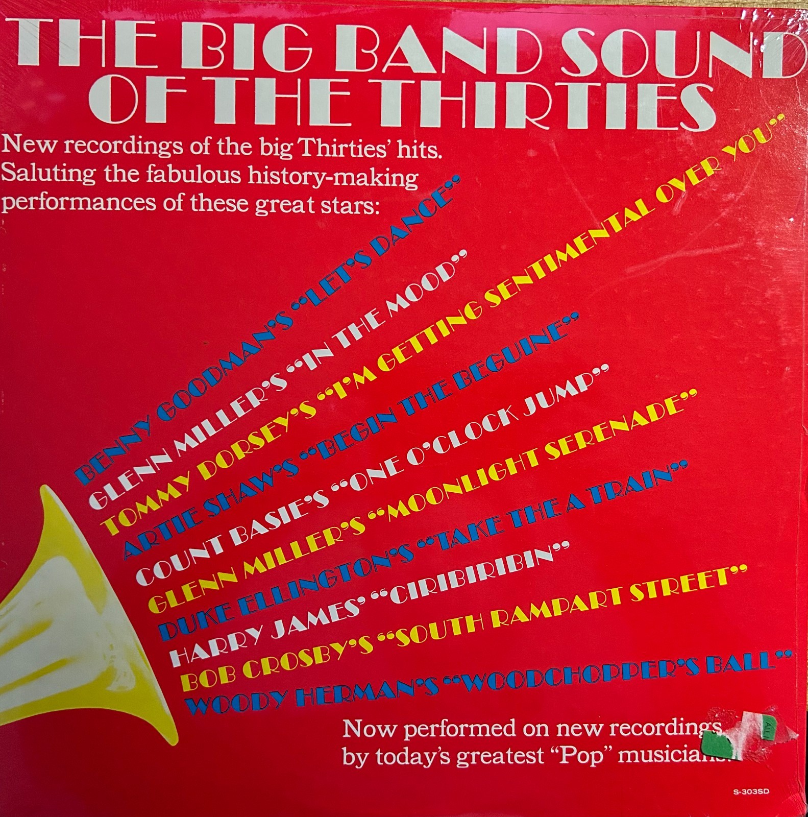 Jazz Music Vinyl Records - THE BIG BAND SOUND OF THE THIRTIES FS MINT