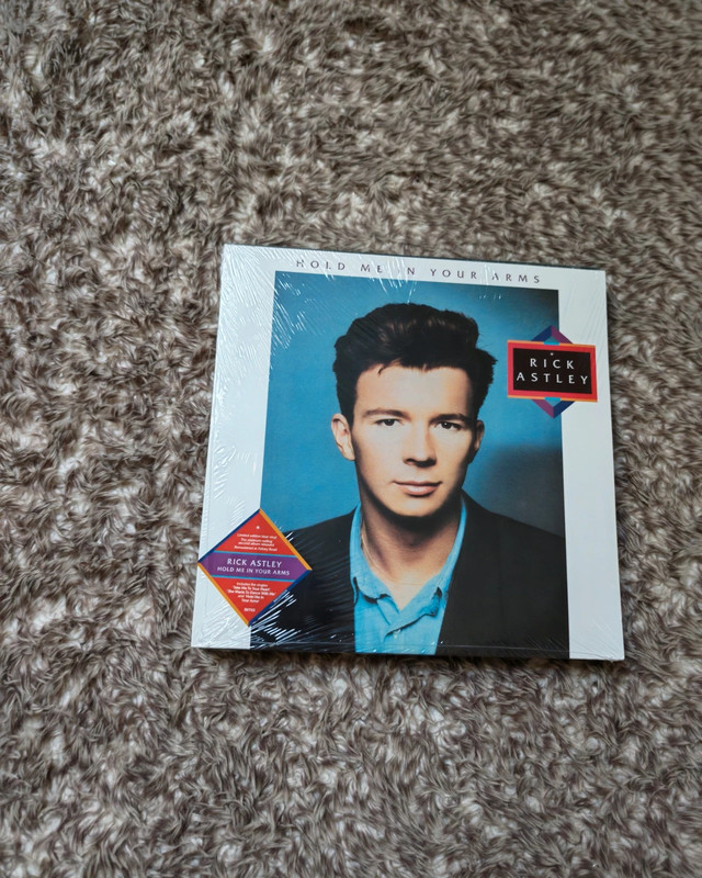Vinyle Rick astley hold me in your arms
