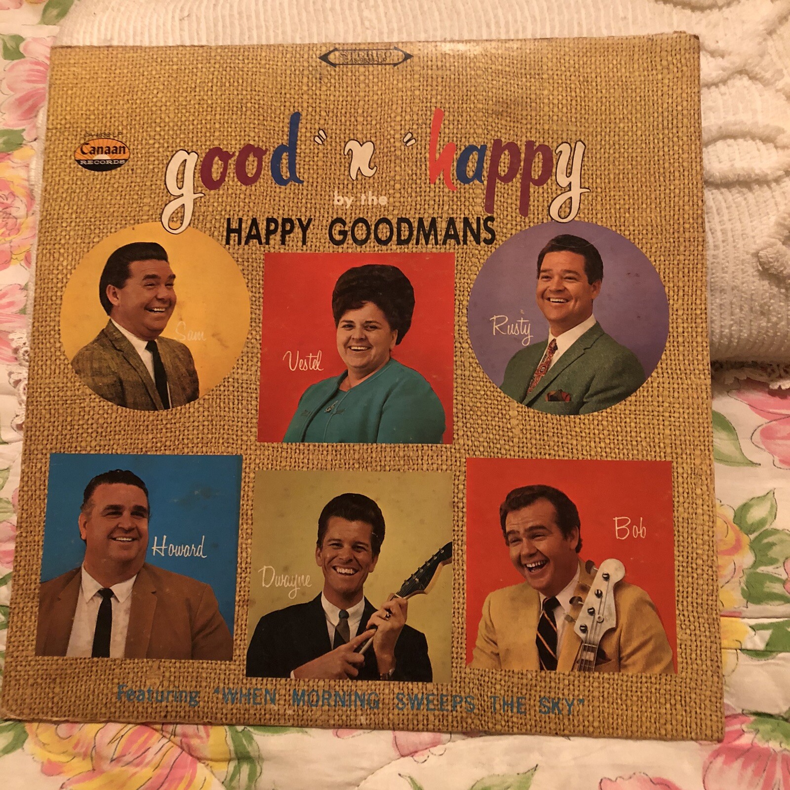 Good “n” Happy byThe Happy Goodmans Stereo Vinyl LP 1966 Canaan Records