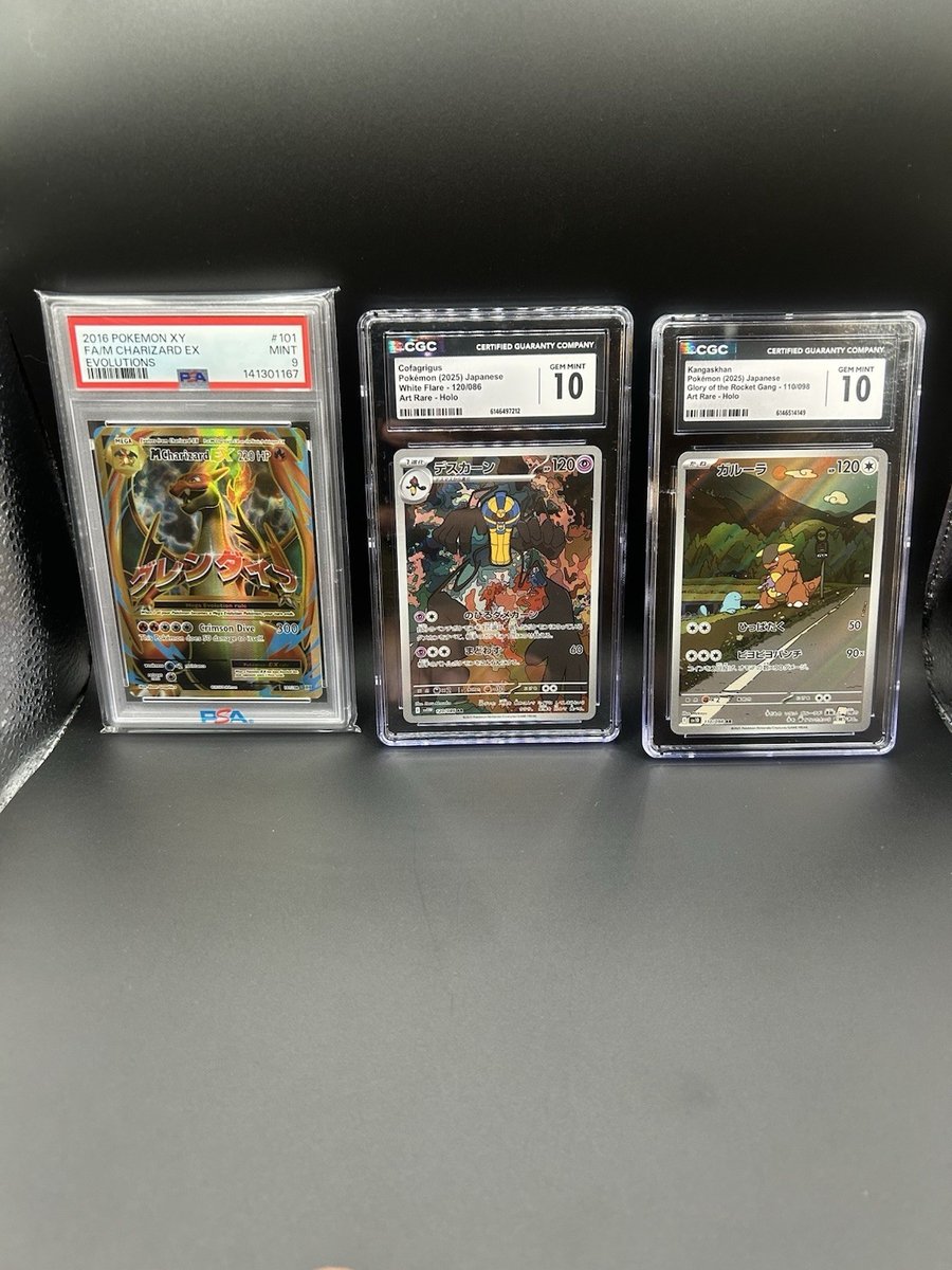 Pokemon Graded Lot PSA CGC BGS W/ Mega Charizard Gold Star Greninja + More!