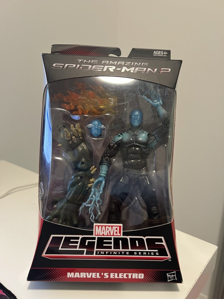 Hasbro Marvel Legends Infinite Series Electro Amazing Spider-Man 2 W/ Parts