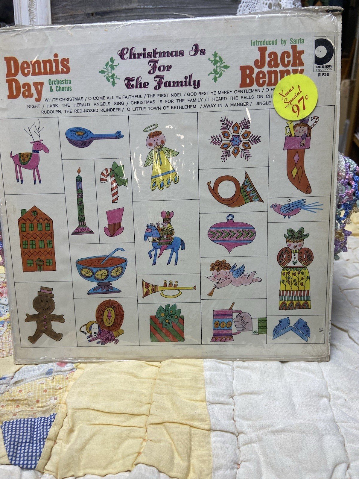 Dennis Day Jack Benny Christmas Is For The Family  Album All Original