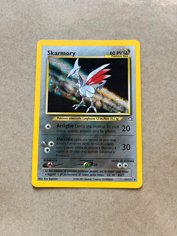 Carta Pokemon Skarmory 13/111 Neo Genesis