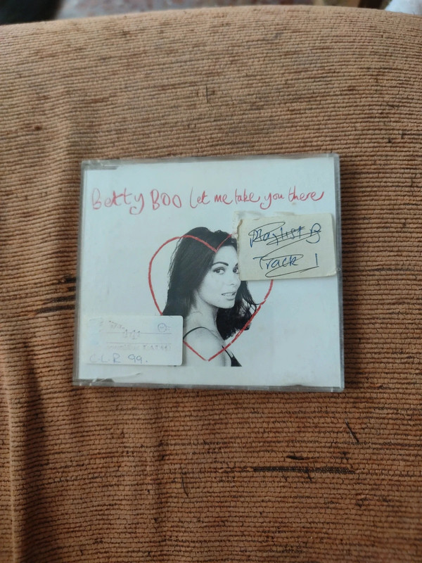 Maxi CD Betty Boo - Let Me Take You There (1992) 4 Tracks - Archivo Radio