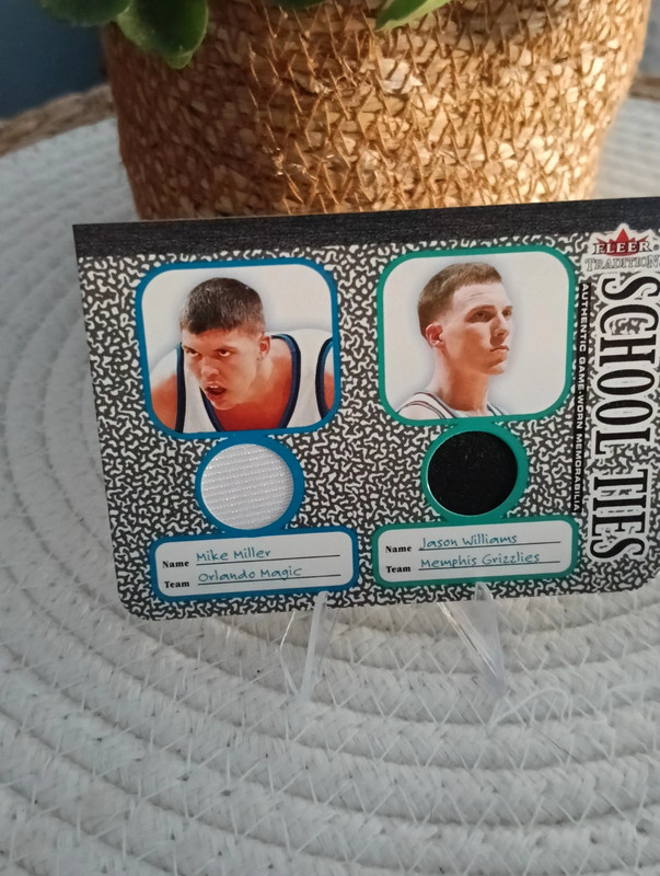 NBA Dual Relic Mike Miller / Jason Williams Fleer /100
