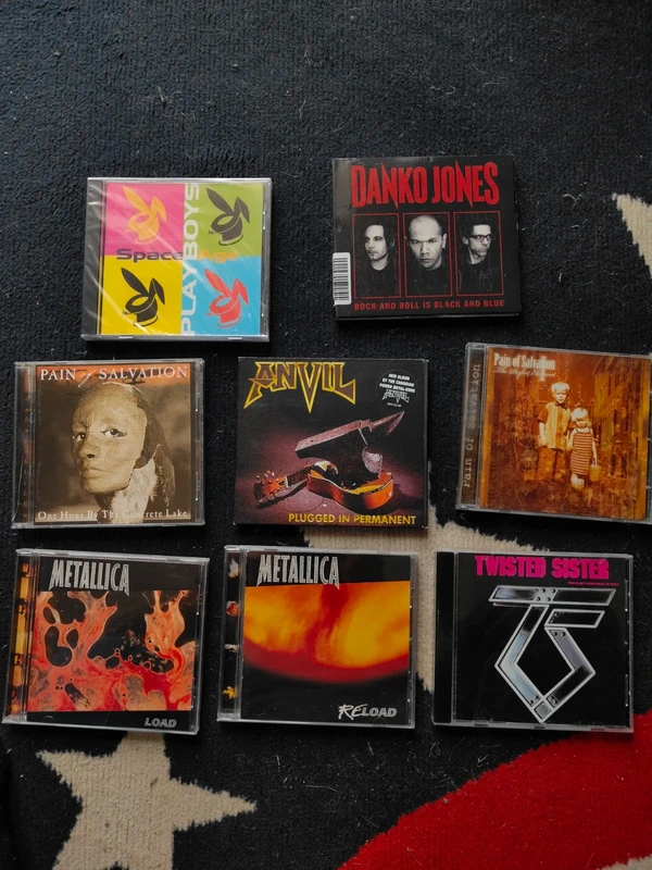 Lotto 8 CD Metal Metallica, Twistes sister ecc..